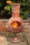 -
Large Colima Mexican Chimenea in Red