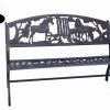 -
100 cast iron bench with unicorns