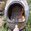 -
Steel and Wood Removable BBQ grill