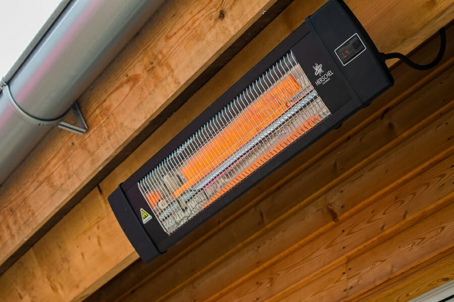 Wall Mounted Patio Heater COLORADO 2500W (includes Remote) - Outdoor ...